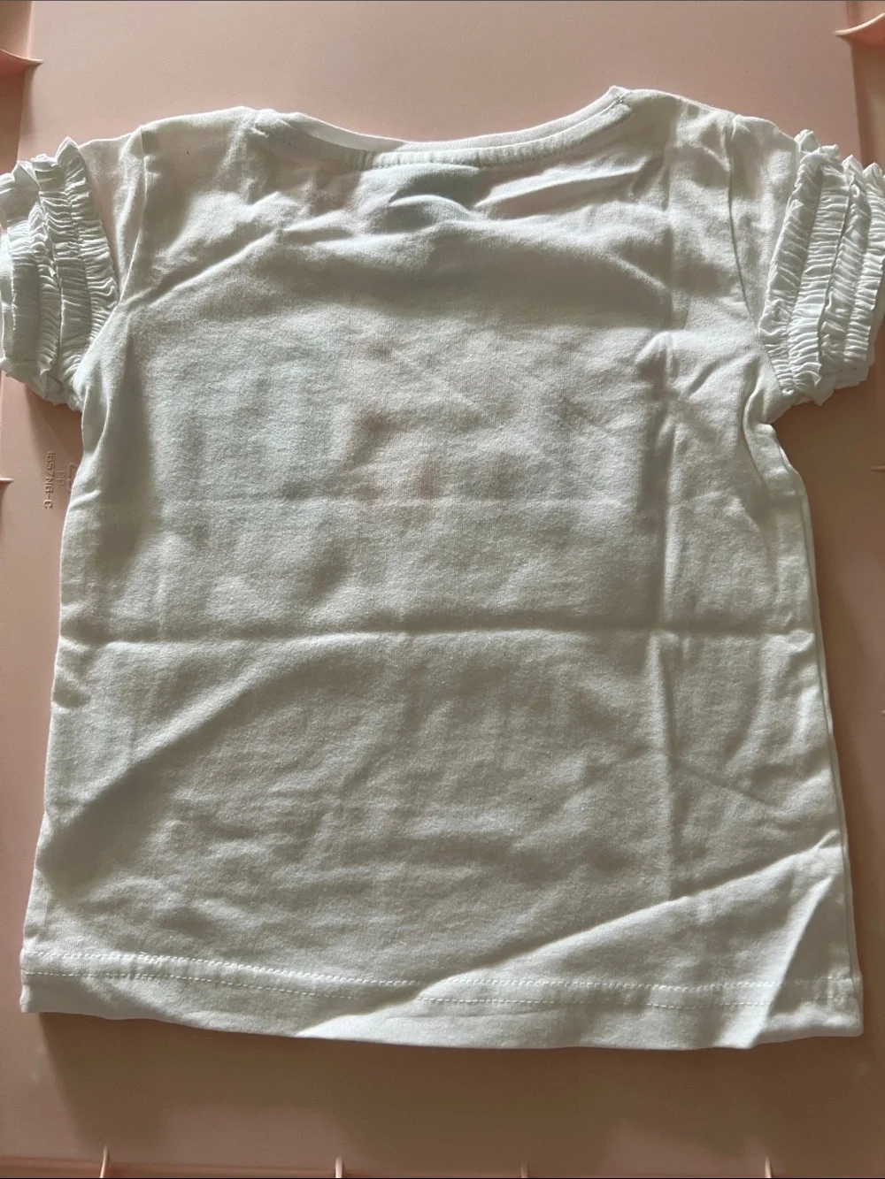 Girls' White 'Ireland' Ruffle Sleeve Tee - Cute St. Patrick's Graphic